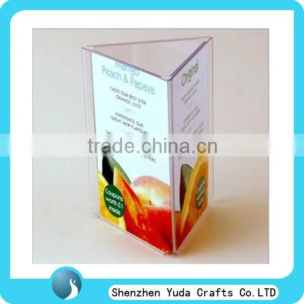 rotable menu holder with black base acrylic rotating menu holder acrylic six sides table tents