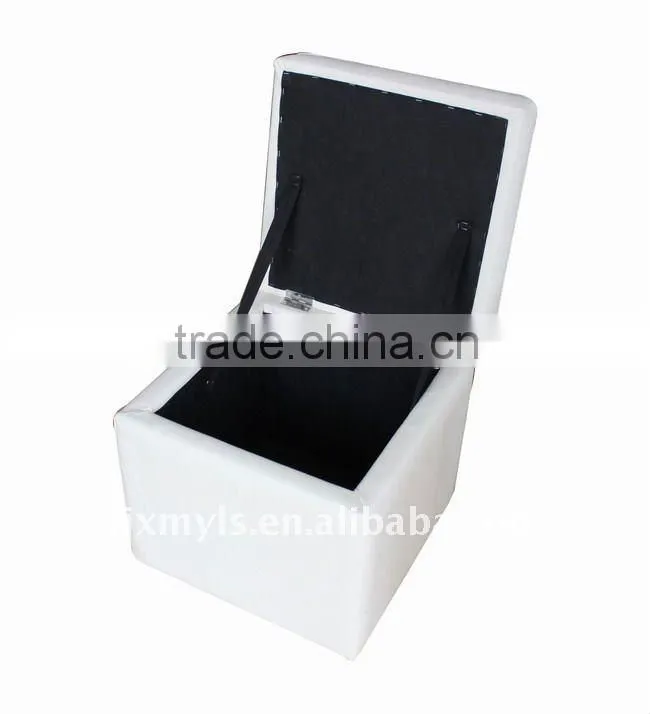 modern storage square stool