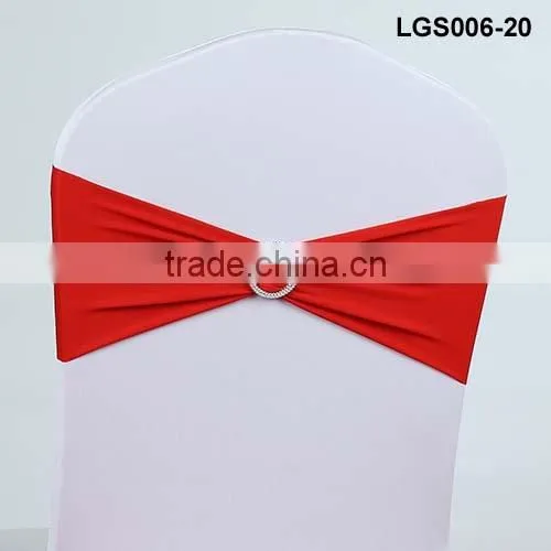 wedding decorative cheap purple chair bands wholesale
