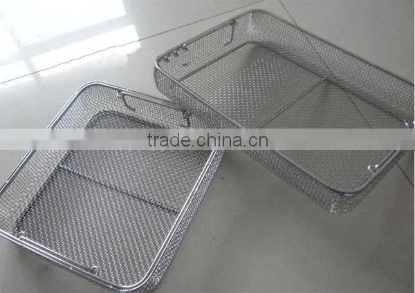 Fry basket /cleaning Metal Baskets/drying wire basket /rack /medical instrument cleaning baskets