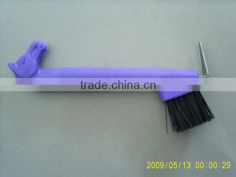 pet products wooden block goat hair brush