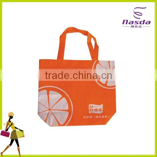 bright color nonwoven fashional shoulder tote bag