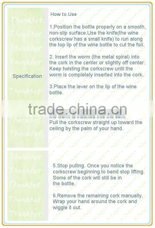 2014 Latest Wine accessories set JJT-19 for perfect promotional gift with factory price