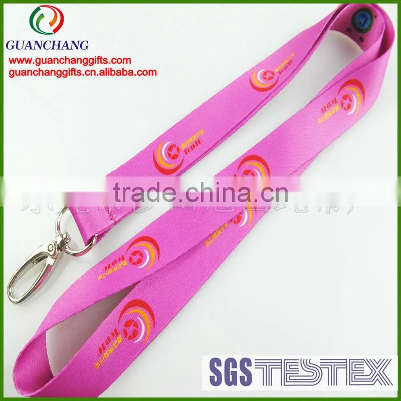OEM custom yoyo badge reel id card holder nylon lanyard strap
