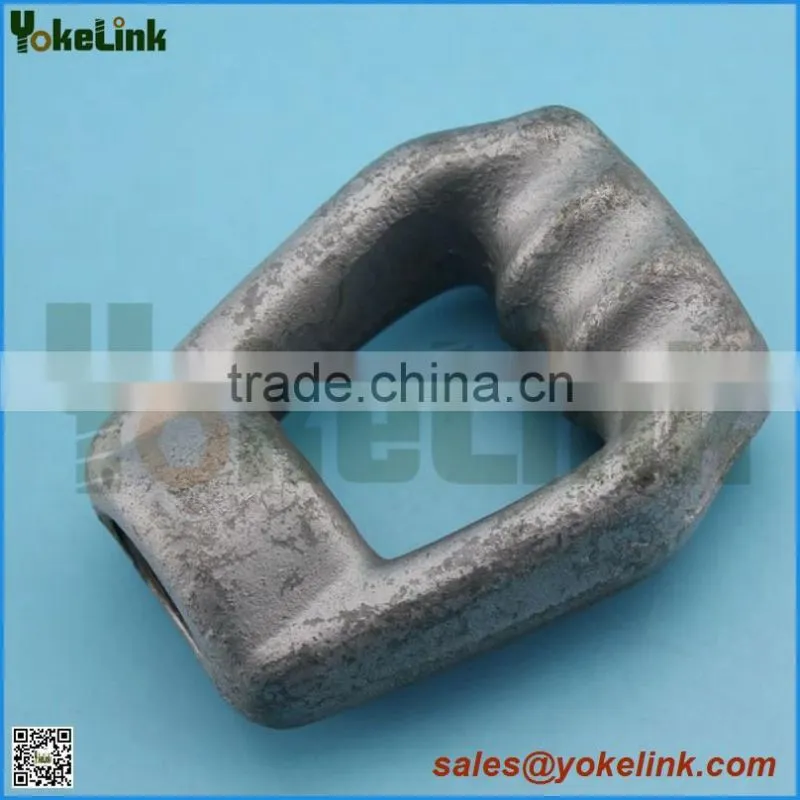 Hot dip galvanized HDG 5/8'' Triple Eye Nut in China