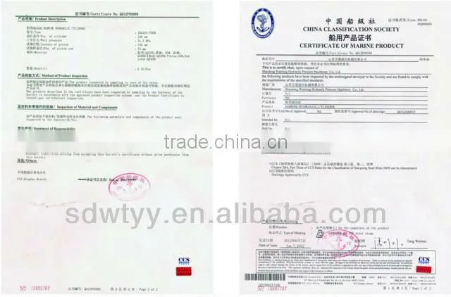 oil drilling hydraulic cylinder from China