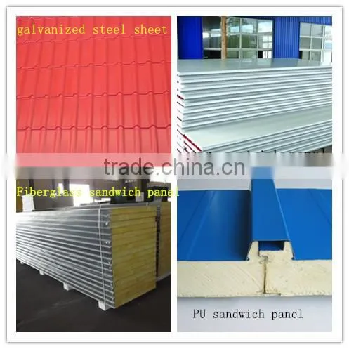 ISO certified Indutrial Steel Prefabricated arch metal building