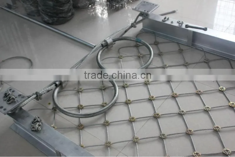 Rockfall Barriers Rockfall Attenuator System SNS protective mesh