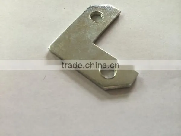 low carbon steel tapped angles/ corner iron/ stamping part