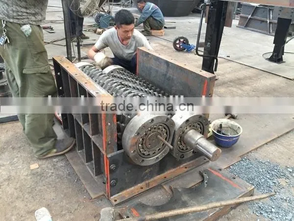 Waste paper recycling machine paper scrap shredder machine price