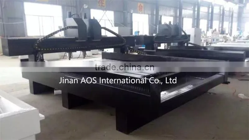 Two Header Stone Engraving Machine CNC stone Machine With DSP Control System