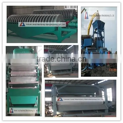 Drum titanium mineral dry high gradient magnetic separator with stable performance