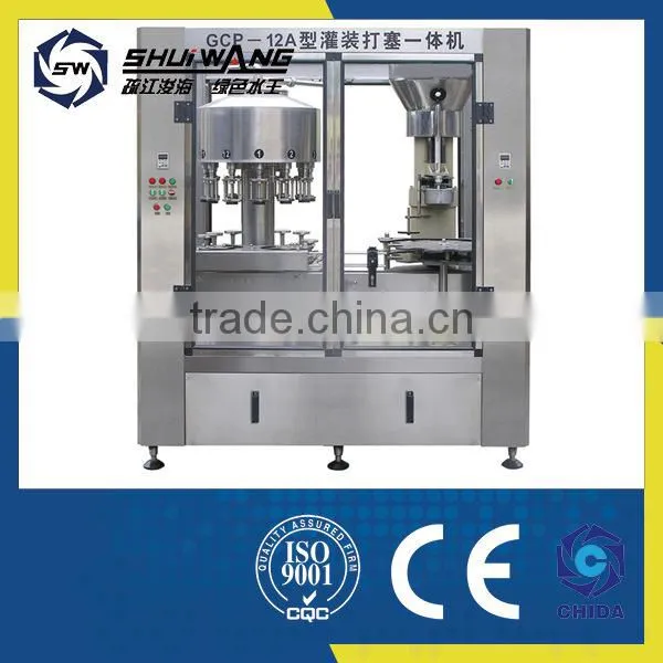 Automatic/ Semi-automatic Beverage Wine Water Filling Making Machine