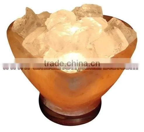 NATURAL COLOR Attractive Price New Type CRAFTED BOWLS SALT LAMPS