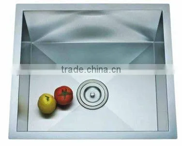 Stainless Steel Handmade single bowl kitchen sink 6648
