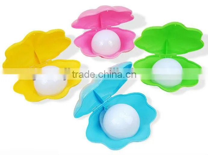 Supply creative fashion Colorful pearl shell USB charging Night light