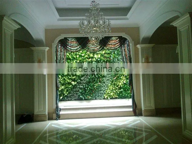 factory price high quality fake green walls/artificial indoor gardens for decoration