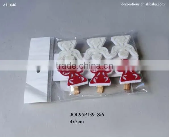 wooden clips for christmas
