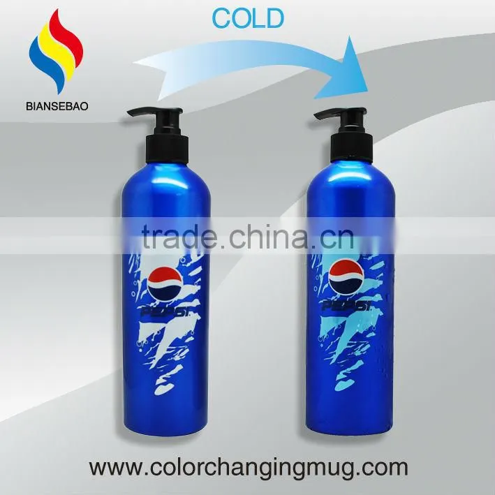 Cold color changing Aluminium Bottle