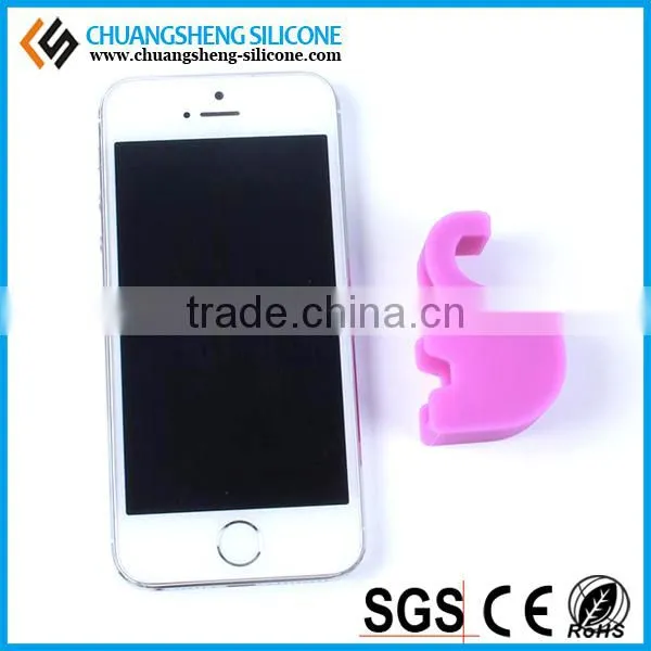 Samples in stock silicone animal design mobile phone stands