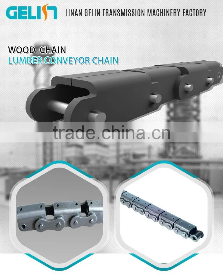 81XF1(RT) large pitch lumber conveyor chain for wood