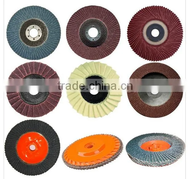 5" 125mm Flap Disc Zirconia Plastic Back Cover Aluminum Oxide Grinding Wheel Abrasive Flap Disk Flap Wheel Sanding