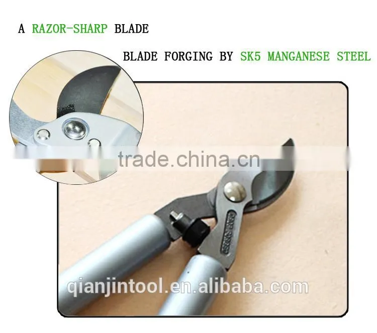 High quality Oak wooden handel garden tools pruning shears