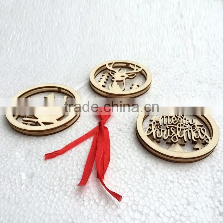 3pcs/set Colorful Round Christmas Decorating Christmas Tree Hanging Stocking
