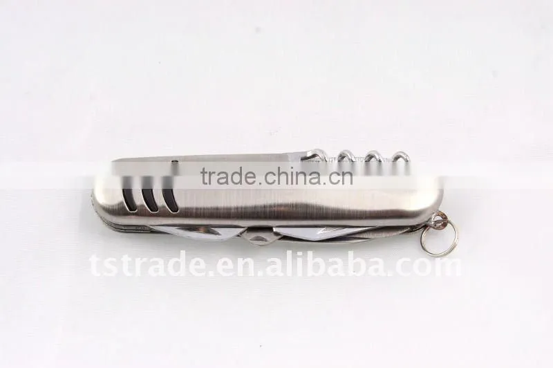 2014 Promotion mini multi function pocket LED gift tool knife K3007G3-1