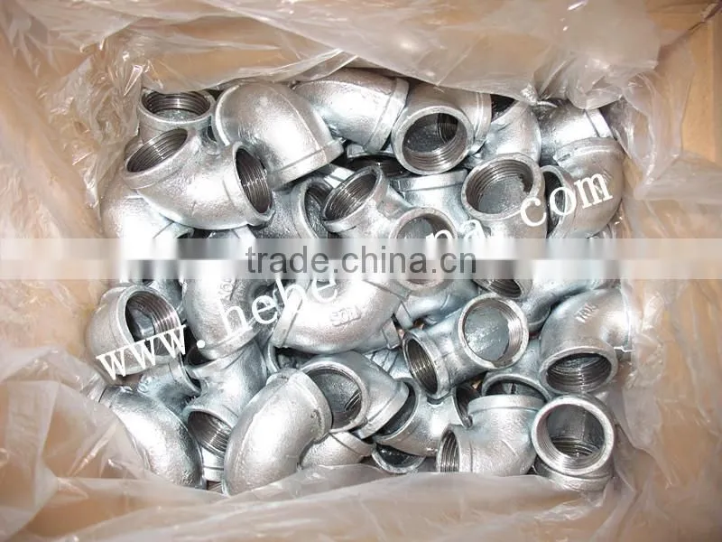 Malleable cast iron electric galvanized pipe fittings