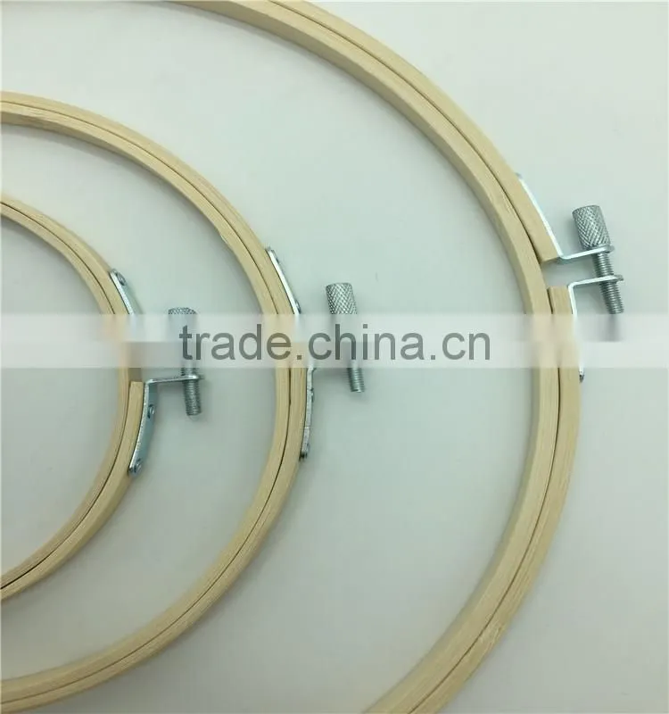 Sewing Tools Circle Round Natural Bamboo Embroidery Hoops