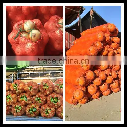 onion packing mesh net bag ,pp raschel bag