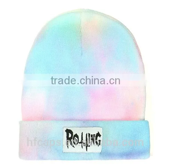 High Qualty New Style Tie Dye Beanie
