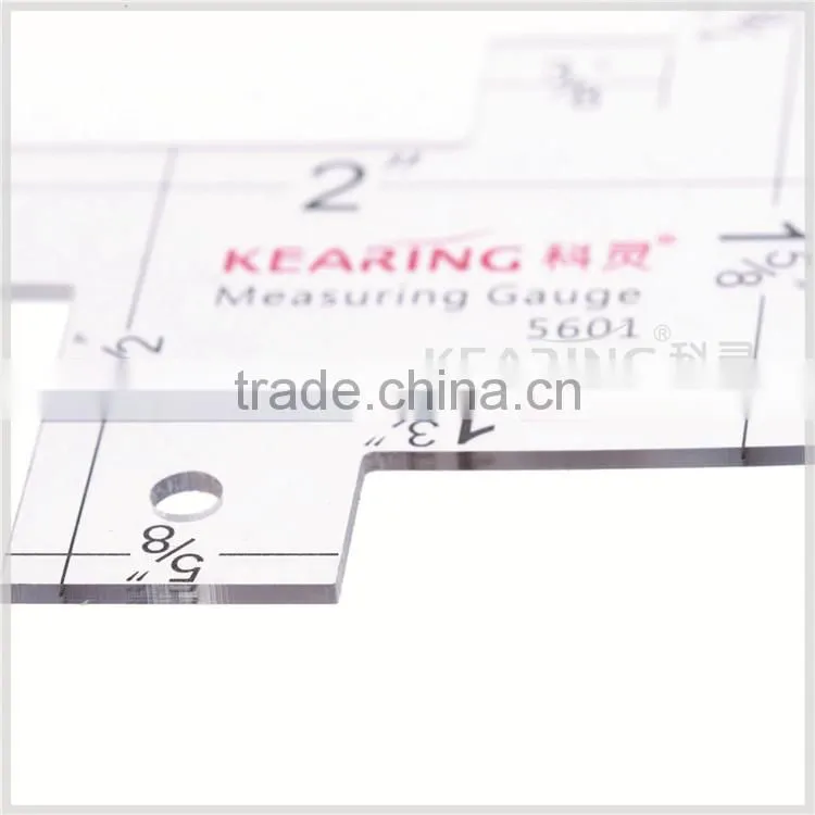 Kearing brand inch plastic sandwich line measuring gauge #5601