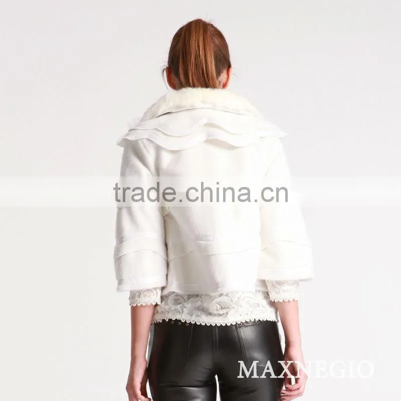 New collection stylist women winter jacket fur coat