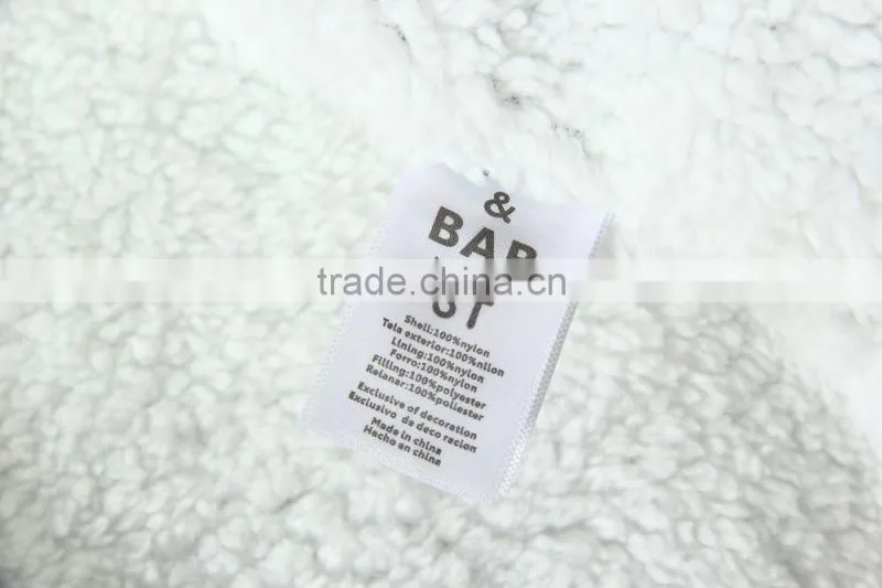 2014 MOM AND BAB winter kids clothes supplier, boys jackets hooded