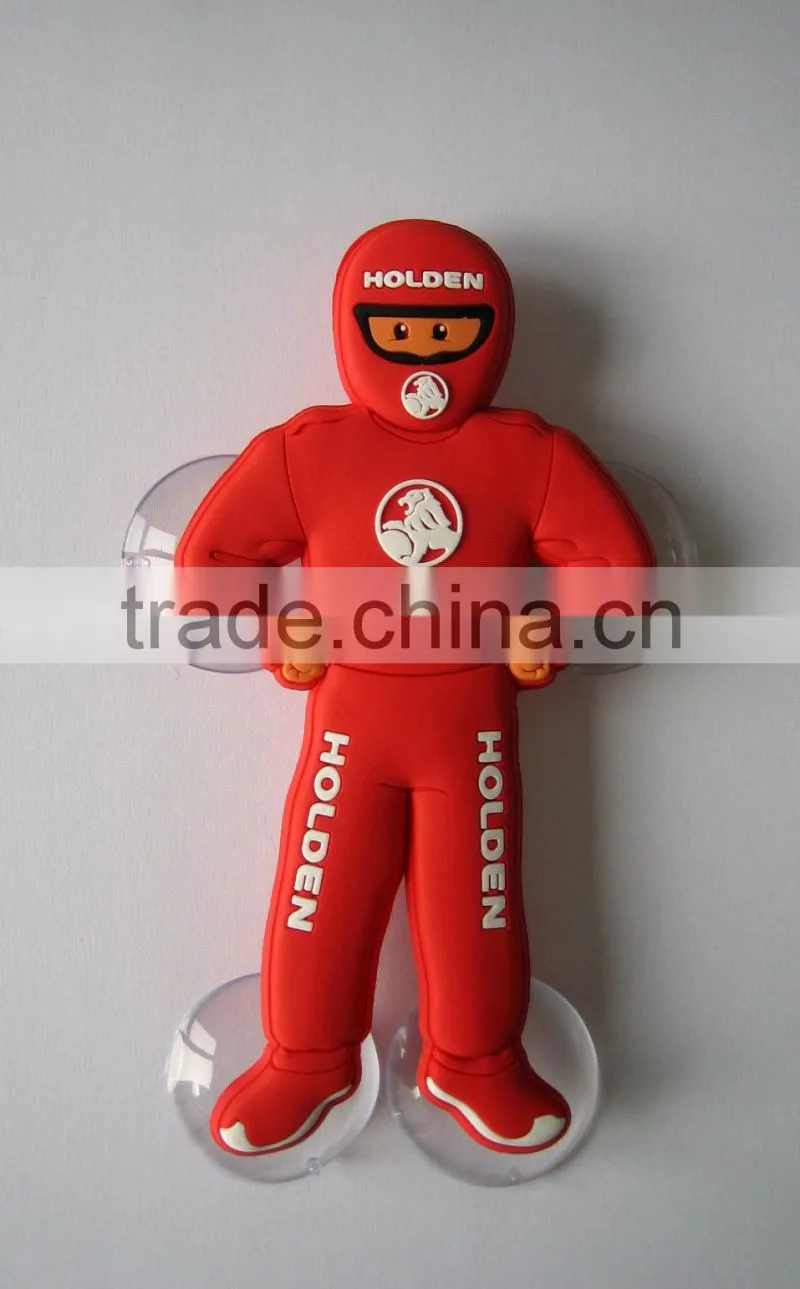 PVC figurine suction cup