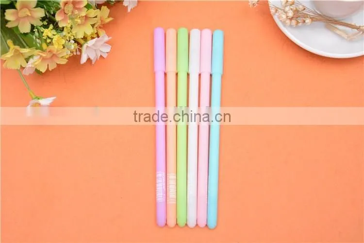Multicolor plastice ballpoint ball 0.5mm black student ballpoint pen