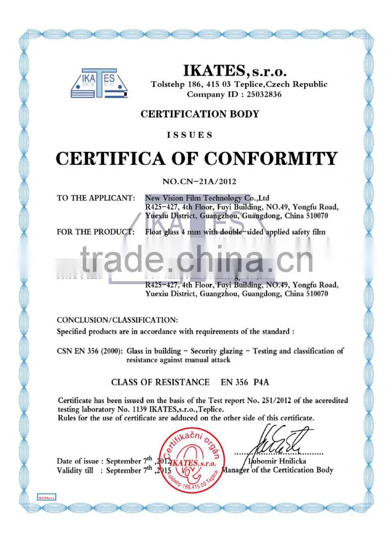 DIY small size film high quality 1 ply car tint film