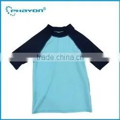 OEM & ODM 2 pieces of printed hooded rash guard surfing with UPF50+