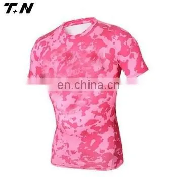 Blank custom printed mma rash guard pattern