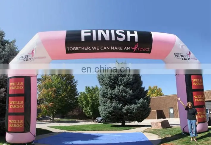 Fluorescence inflatable square archway, Finish race archway gate