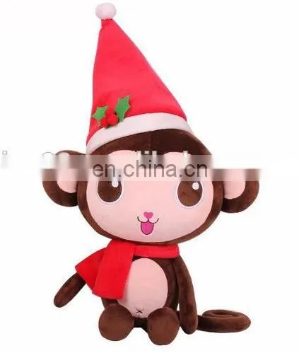 2016 Christmas stuffed animal plush monkey toys dolls