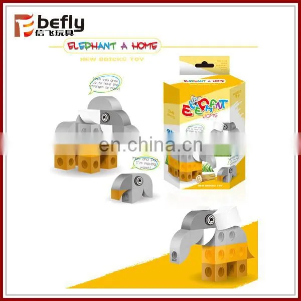 DIY giraffe plastic toy building blocks