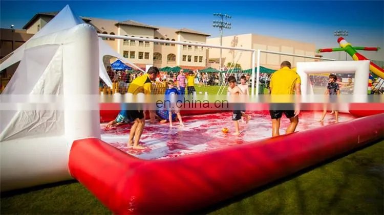 inflatable water football soapy inflatable bubble football games