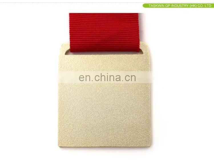 customized educational and economic metal medal with ribbon