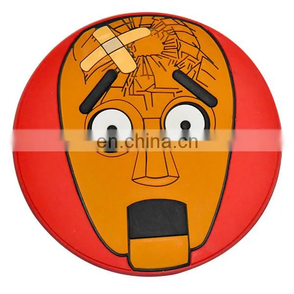 Customized soft pvc cheap beer custom coasters