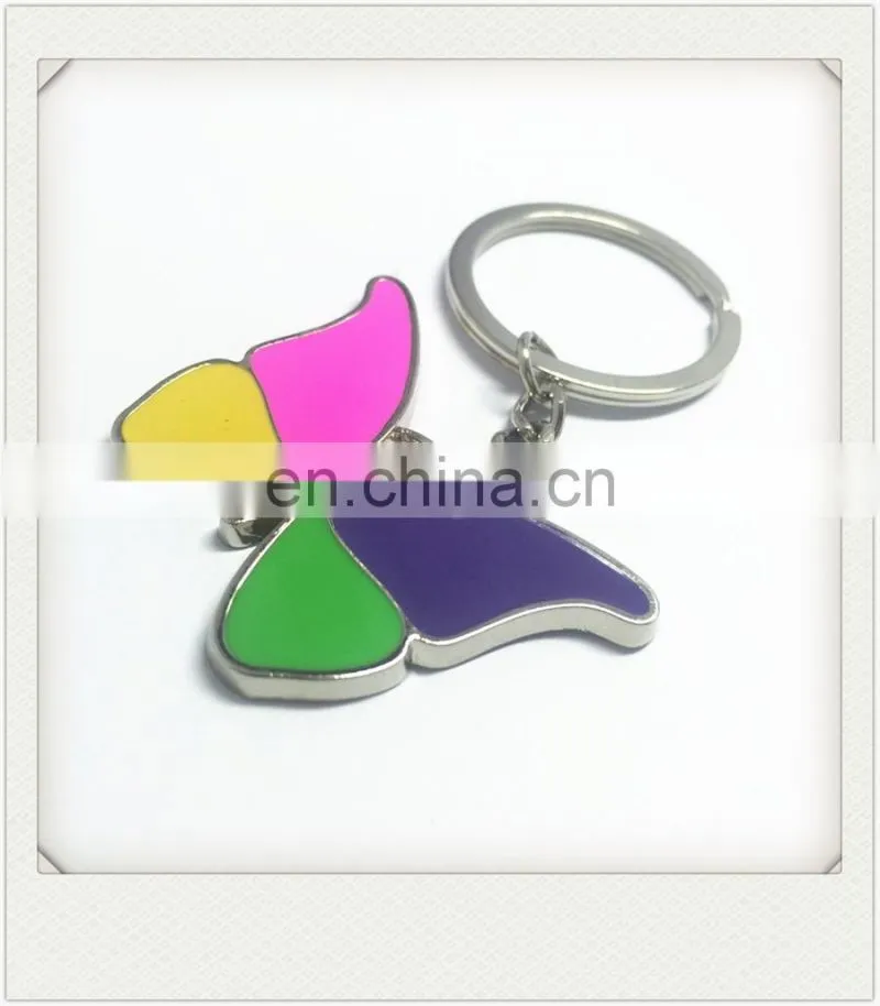 New fashion butterfly shape keychain nickel free