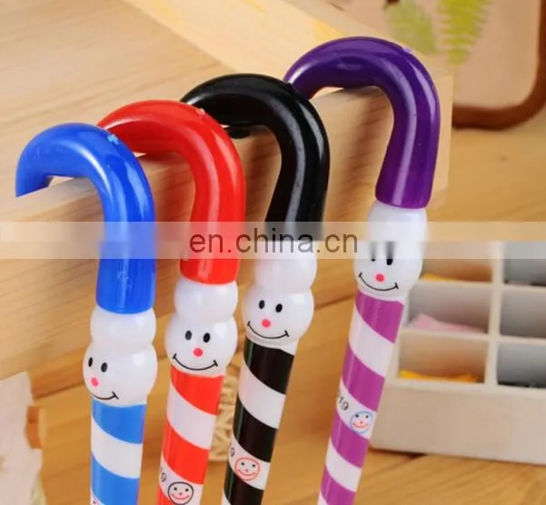 candy cane snowman pen