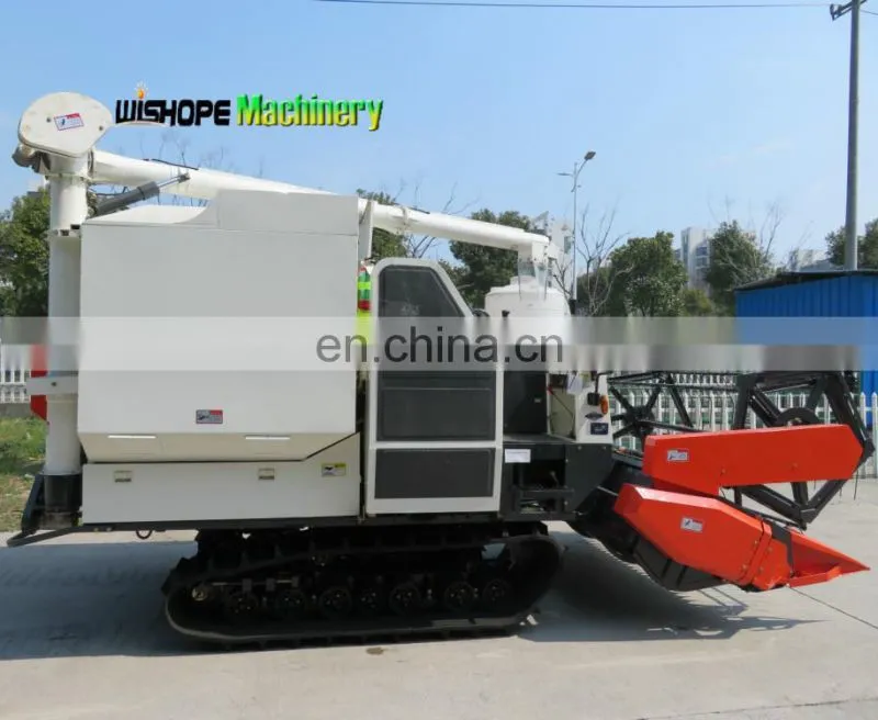 Agricultural Machine Rice Wheat Paddy Crawler Combine Harvester